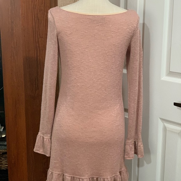 Pink Sweater Dress - Picture 2 of 4
